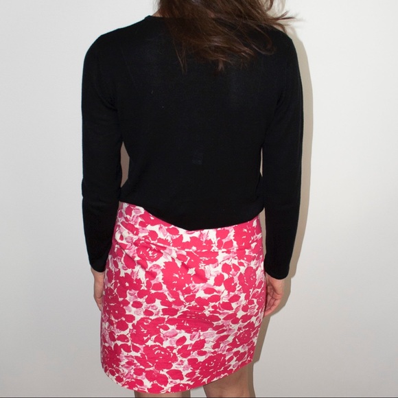 J. Crew Rose Print Mini Skirt - Picture 3 of 11